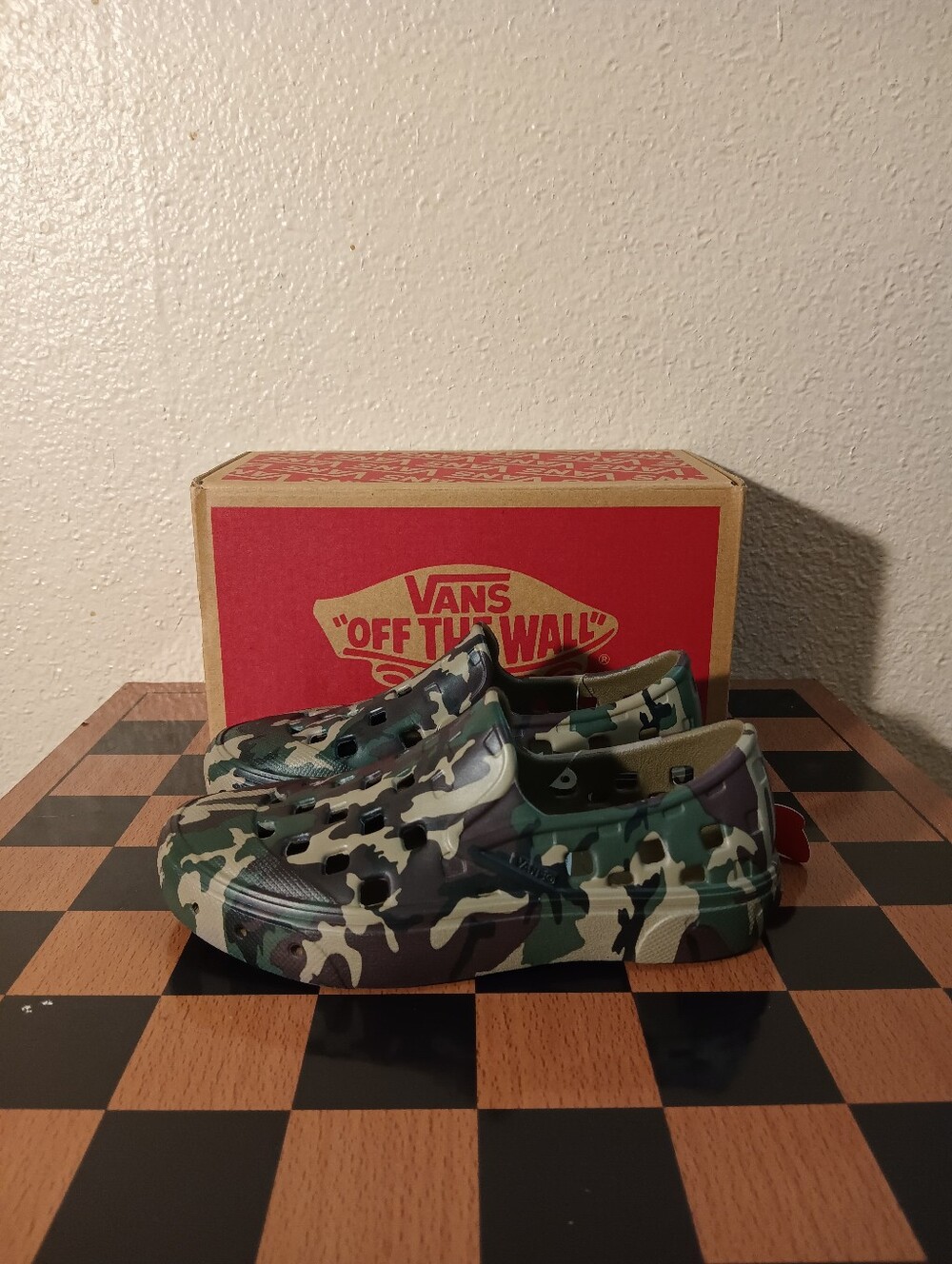 Vans UY Slip-On TRK Camo Clogs